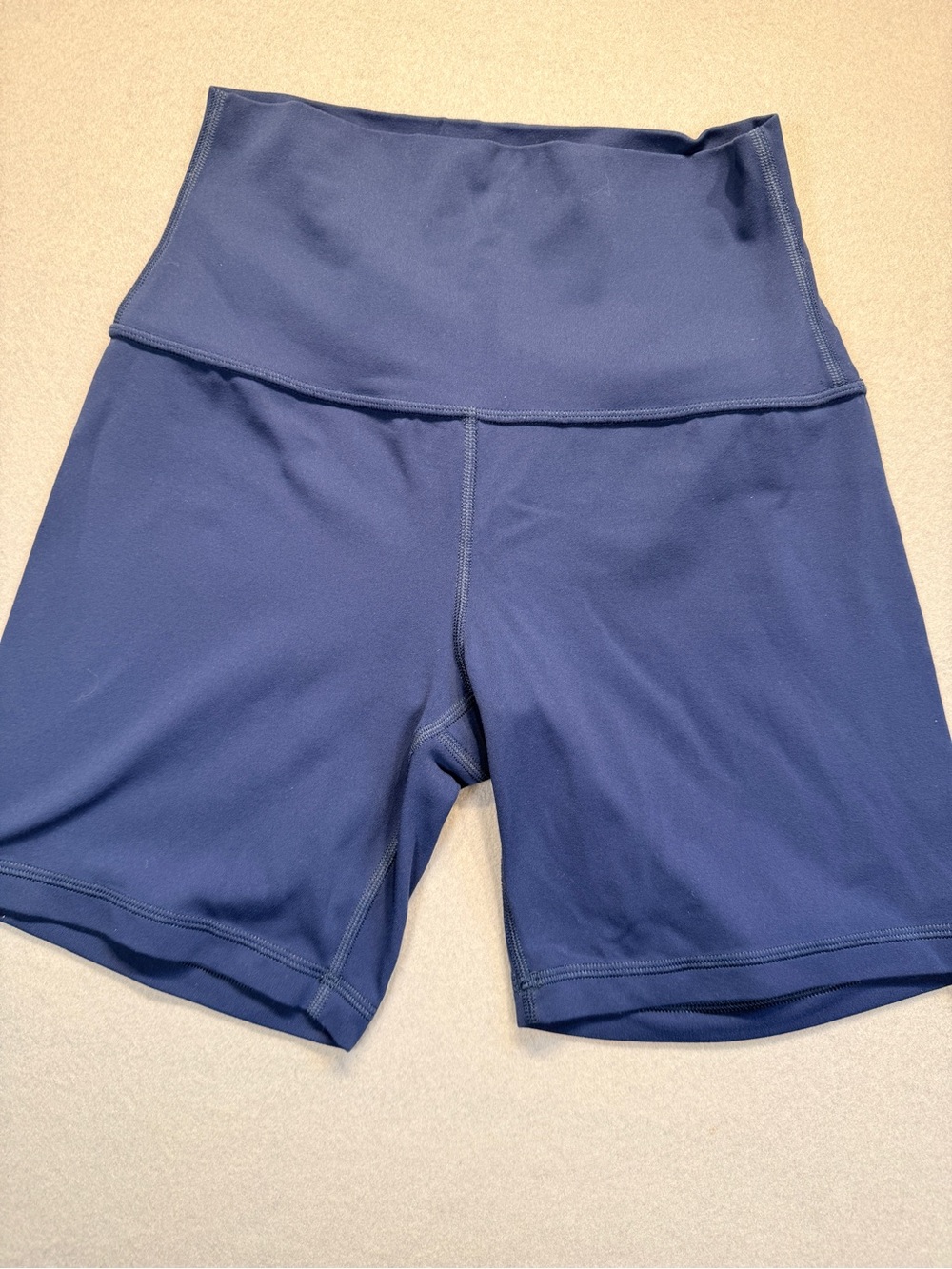 Women's High-Waist Athletic Shorts - Navy size S